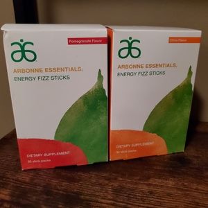 2 Arbonne Fizz Sticks, Pomegranate Citrus
